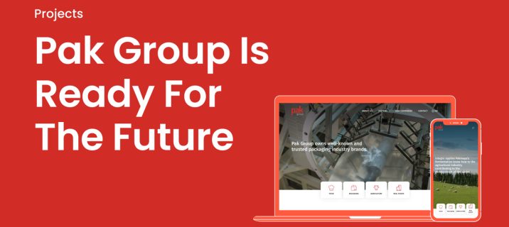 Future-ready corporate website for Pak Group